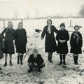 Children on the school playing field