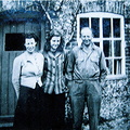 Alfred, Alice and Gillian Tuck, 1951
