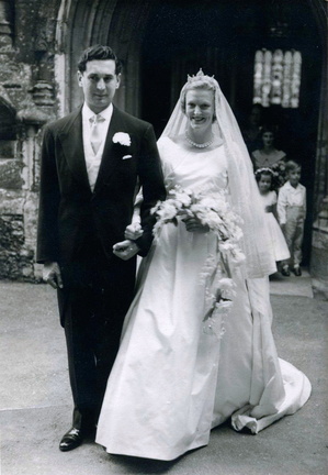 Marriage of Roddy Ralli and Amanda Hoare, 1958