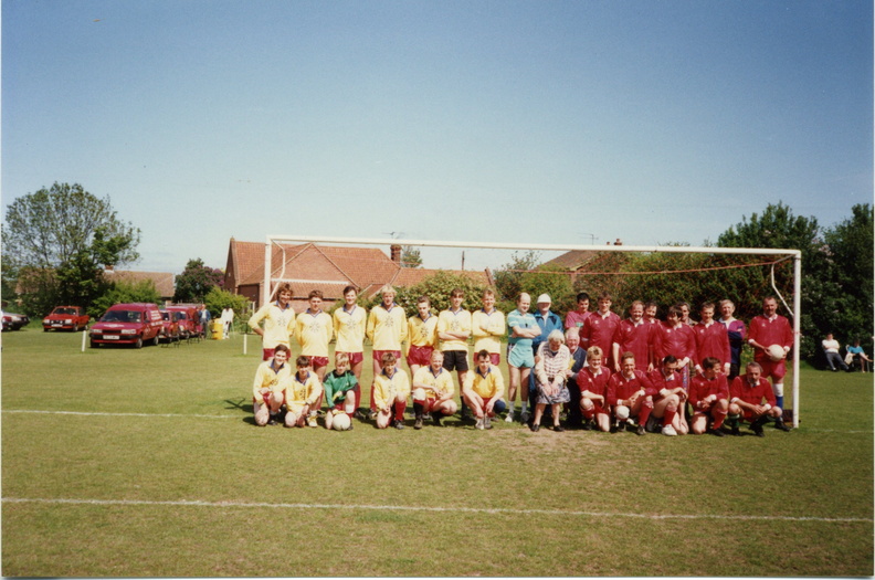 "Dads and lads" football match 1992