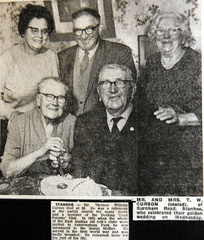 Tom and Rose Curson with family members