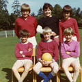 Stanhoe School footballers: front row (l-r) Mark Steward, Ian Holmes, Richard Ayres; back row (l-r) Neil Barber, Stephen Ayres, Stephen Ireson