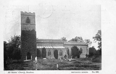 All Saints' church. Postcard, Britannia Series no. 630