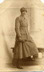George Mitchley’s first wife, Matilda, in Women's Royal Air Force (WRAF) uniform, which dates the photo to 1918-20.

Matilda was for a while stationed at Bircham Newton. She died of a brain tumour in 1919.