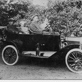William Newstead and friends in his Model T Ford car