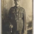 Jabez Mitchley in the uniform of the 2nd Hampshires