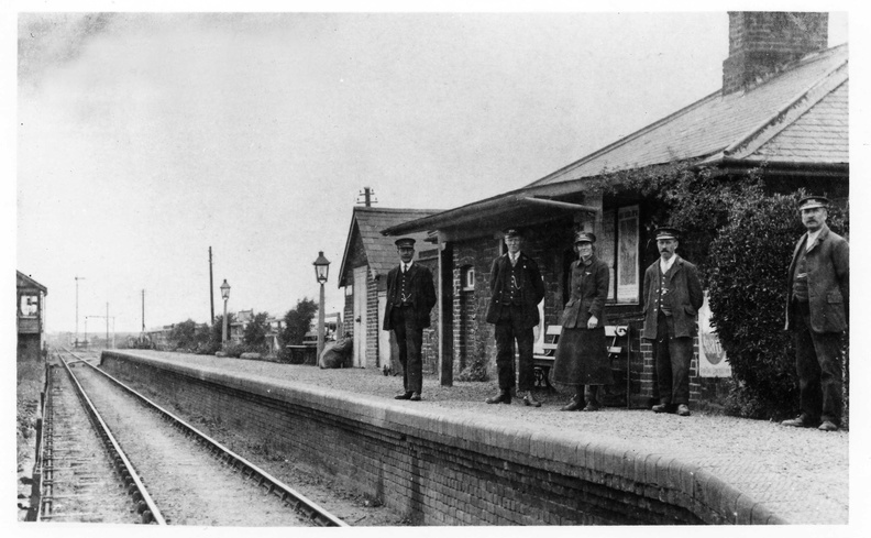 Sedgeford railway station, 1930s