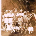 Children at the church fete, 1938 or 1939