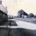 The Street, looking west, with high wall, 1950s