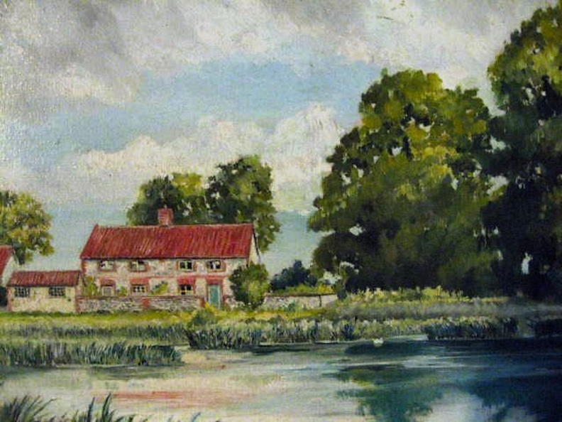 The Pit with elms, 1952, from a painting by David Newton