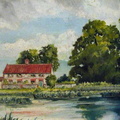 The Pit with elms, 1952, from a painting by David Newton