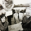 Best Kept Village presentation to Eddie Barber by Lady Harrod, 1980