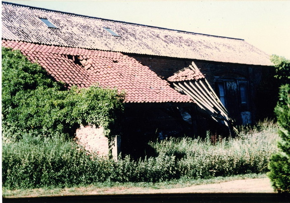 Grange Farm barn, 1989