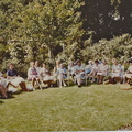 WI garden meeting at Bramley Cottage, 1986