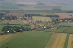 Aerial view of Stanhoe from the south, 1992