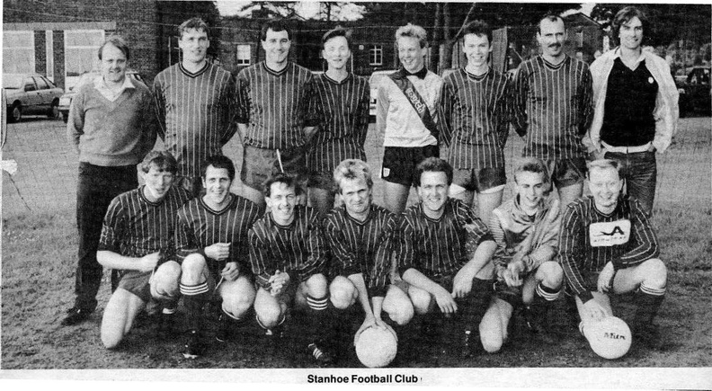 Stanhoe football club, January 1991