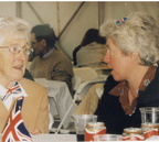 Queen's Golden Jubilee 2002: party in a marquee on the playing field
