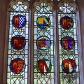 Stained glass window repairs, August 2012