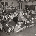 Children's Christmas party put on by the WI in the WI Hut, around 1953.Rosemary Brown: "We had a sit down tea, and games, and a present to take home with us. The party happened every year and was a highlight  for us all as times were hard then."
