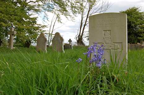 War grave, All Saints’ churchyard